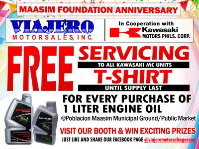 FREE SERVICING @ MAASIM